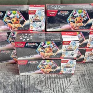 Prismatic Evolutions Booster Bundle & Suprise Box Sam’s Club Bundle case of 6